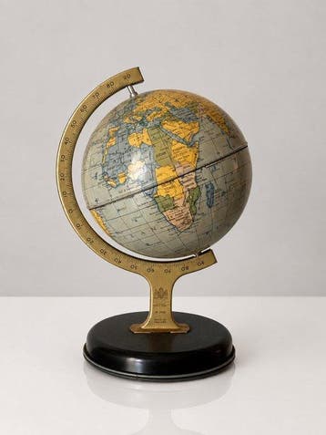 Terrestrial table globe - Rare Chad Valley M.200