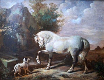 Wouterus Verschuur (1812-1874), Kring van - White Horse &