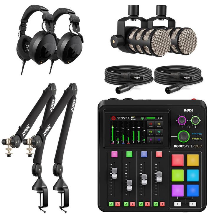 Rode Two-Person Podcasting Bundle, Muziek en Instrumenten, Microfoons, Overige typen, Nieuw, Ophalen of Verzenden