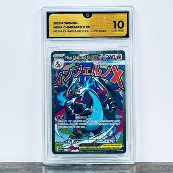 Pokémon Graded card - Mega Charizard X ex 023 – Pokémon - GG, Nieuw
