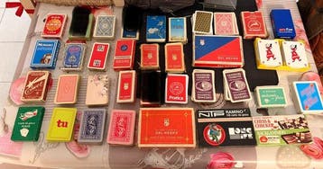 Speelkaarten - Maxi lotto di mazzi di carte vintage e da