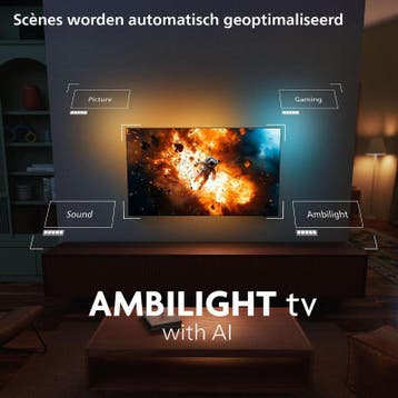 Philips 77OLED950 - 77 Inch 4K Ultra HD OLED Google TV, Ophalen, Philips, Zo goed als nieuw, 100 cm of meer