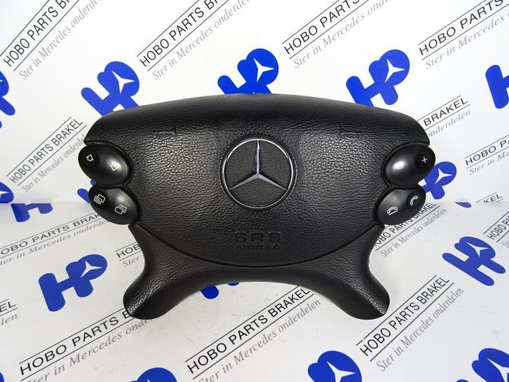 Airbag stuur E-klasse w211 Facelift / CLS-klasse w219 zwart, Auto-onderdelen, Interieur en Bekleding, Gebruikt, 3 maanden garantie