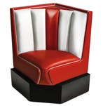 Bel Air Classic Diner Hoek voor Hoekbank Rood 60 x 60 cm, Huis en Inrichting, Banken | Bankstellen, Ophalen, Gebruikt