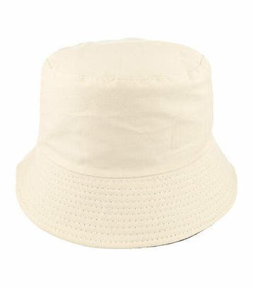 Bucket Hat Hoedje – Omkeerbaar – One Size – Beige Creme, Kleding | Dames, Nieuw