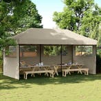 vidaXL Partytent Taupe 292 x 580 x 315 cm Oxford Stof, Verzenden, Nieuw, Partytent