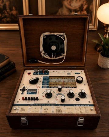 Maritieme objecten - Hout- radio-ontvanger