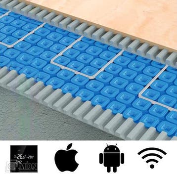 Elektrische vloerverwarming met wifi voor ios en android com, Verzenden, Nieuw