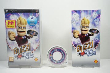Buzz! Quiz World Garantie & morgen in huis! (PSP), Ophalen of Verzenden, Zo goed als nieuw