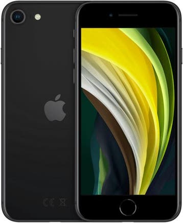 nieuwstaat Apple iPhone SE 2020 64GB zwart + nieuwe accu ..., Verzenden, Nieuw