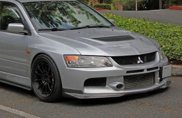 PU Design Voorlip Ralliart Style Mitsubishi Lancer Evolution, Voor, Nieuw, Ophalen of Verzenden, Mitsubishi