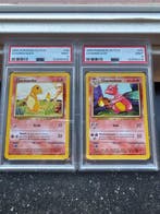 Pokémon - 2 Graded card - Charmander, Charmeleon - PSA 9 -, Hobby en Vrije tijd, Verzamelkaartspellen | Pokémon, Nieuw