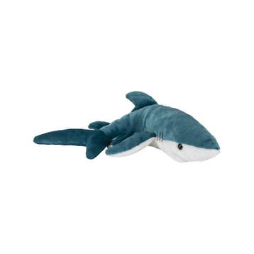 Nature Planet blauwe haai knuffel - pluche - 40 cm, Verzenden, Nieuw
