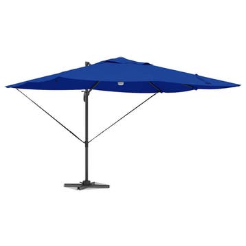 vidaXL Parasol 351 x 250 x 253 cm Polyester en Aluminium, Verzenden, Nieuw, 2 tot 3 meter