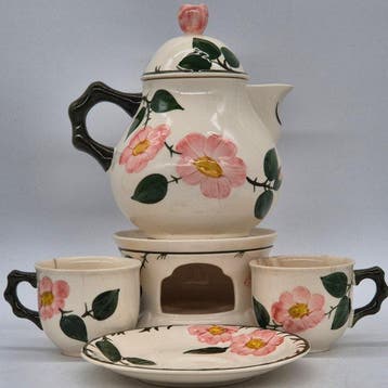 Villeroy & Boch – Tee-Set Wild-Rose – Keramik mit