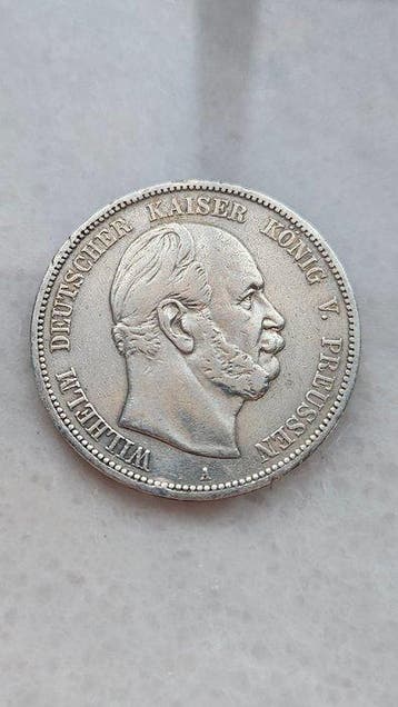 Duitsland, keizerrijk 5 Mark 1874, Prussia (Zonder