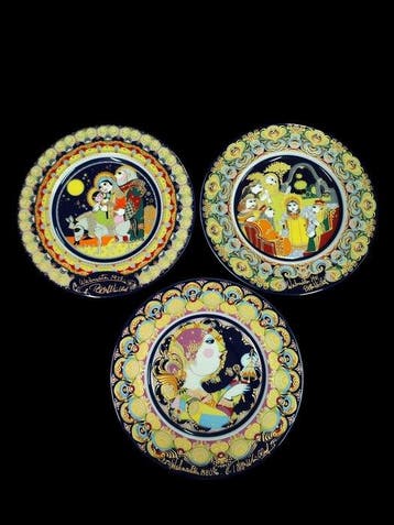 Rosenthal - Bjørn Wiinblad - Schotel (3) - Porselein