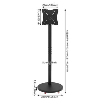 Mobiele TV Standaard 10-42 inch Draaibaar Verstelbaar, Audio, Tv en Foto, Televisiebeugels, Verzenden, Nieuw