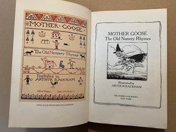 Sprookjes Moeder de Gans - tekeningen Arthur Rackham ENGELS, Verzenden, Zo goed als nieuw, Prentenboek