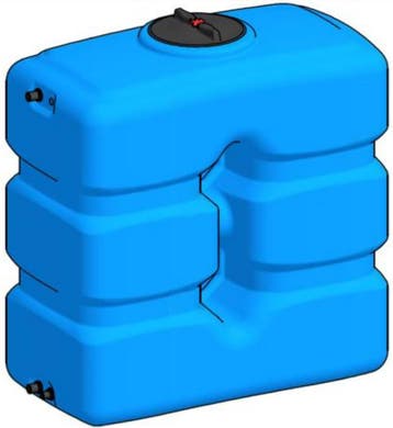 Ldpe Elbi tank vat type cp-500 liter, l = 840 mm,, Verzenden, Nieuw