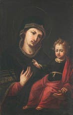 Da Giovanni Bellini (XVII), Navolger van - Madonna col