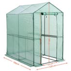 Gardebruk folie kweekkas 190x186x120cm (Broeikassen), Verzenden, Nieuw