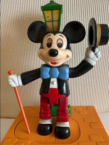 Masudaya - Masudaya Mickey Mouse Tapdansen opwindbaar, Nieuw