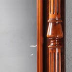 Notenhouten schouwspiegel Historisme ca 1880 met zuilen No95, Ophalen of Verzenden