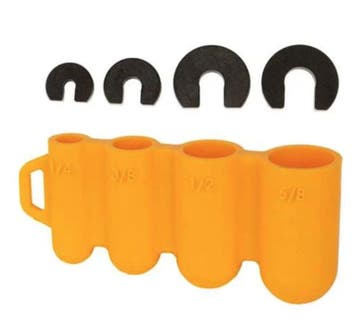 Montagekit 4 clips + dieptemeter voor knel koppeling 1/4..., Verzenden, Nieuw