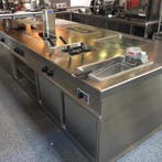 Showroommodel RVS maatwerk naadloos kookeiland, Ophalen, Gebruikt, Fornuis, Frituur en Grillen