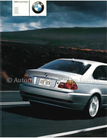 2003 BMW 3 SERIE COUPÉ BROCHURE NEDERLANDS, Nieuw, BMW, Author