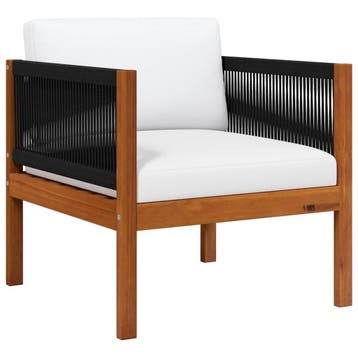 Luxe Tuinstoel Met Kussen | Tweedekansje | OP=OP, Tuin en Terras, Tuinstoelen, Ophalen of Verzenden, Zo goed als nieuw, Hout