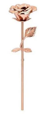 Mini urn bloem roos rosé goud, Huis en Inrichting, Nieuw