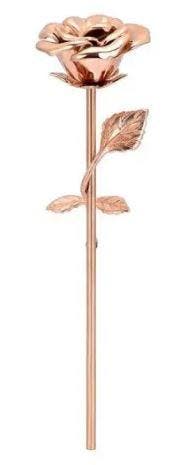 Mini urn bloem roos rosé goud, Nieuw