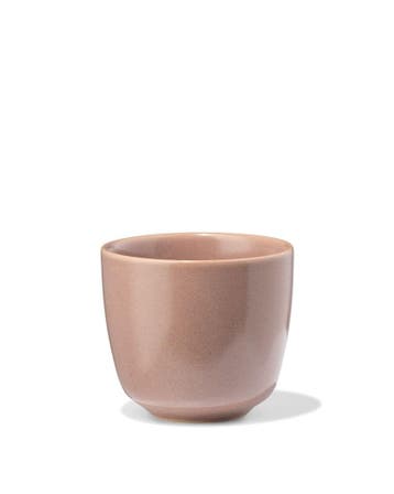 HEMA Espressokopje 90ml Puur aardewerk taupe, Verzenden, Nieuw