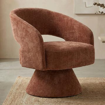 *WOONWINKEL* Draaifauteuil Woonkamer Koper, Verzenden, Nieuw, Stof