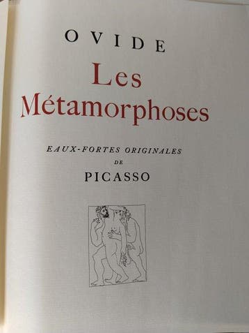 Ovide / Picasso - Les Métamorphoses - 1970