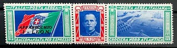 Italië 1934 - Vluchtpost Noord-Atlantische Groepsvlucht, Gestempeld