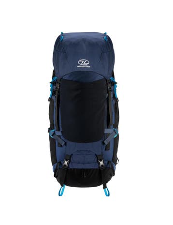 Highlander rugzak Novar Rucksack Navy 60 + 5 liter - Blauw, Sieraden, Tassen en Uiterlijk, Tassen | Rugtassen, Verzenden, Nieuw