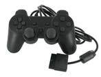 PS2 Controller Wired Zwart (Third Party) (PS2 Accessoires), Spelcomputers en Games, Spelcomputers | Sony PlayStation 2, Ophalen of Verzenden