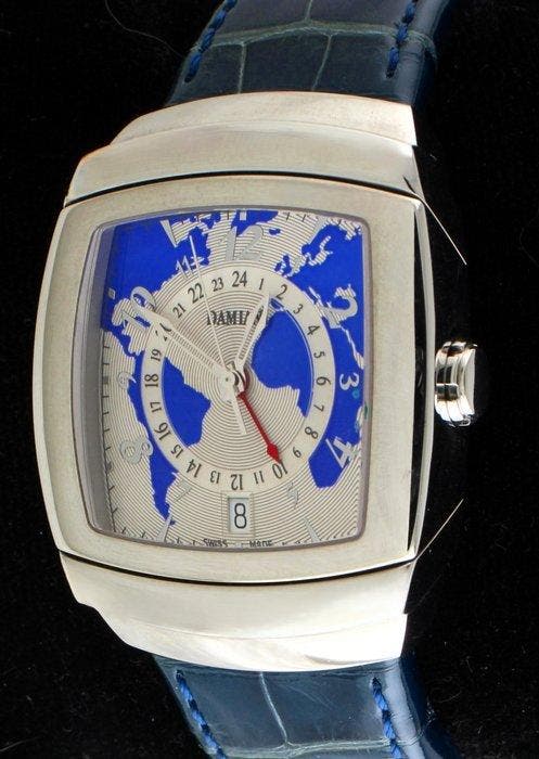 Damiani - Ego Oversize GMT - World Time - Automatic, Sieraden, Tassen en Uiterlijk, Horloges | Heren