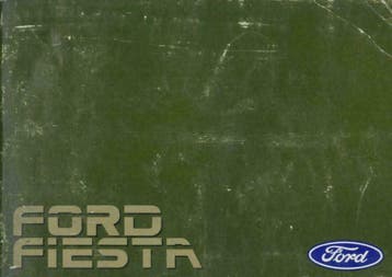 1985/86 Ford Fiesta Instructieboekje Handleiding Nederlands, Verzenden