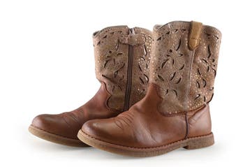 Keq Enkellaarzen Meisjes in maat 32 Cognac, Verzenden, Jongen of Meisje, Keq, Schoenen