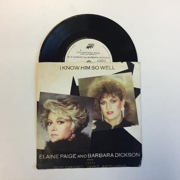 vinyl single 7 inch - Elaine Paige - I Know Him So Well, Verzenden, Zo goed als nieuw, 7 inch, Pop