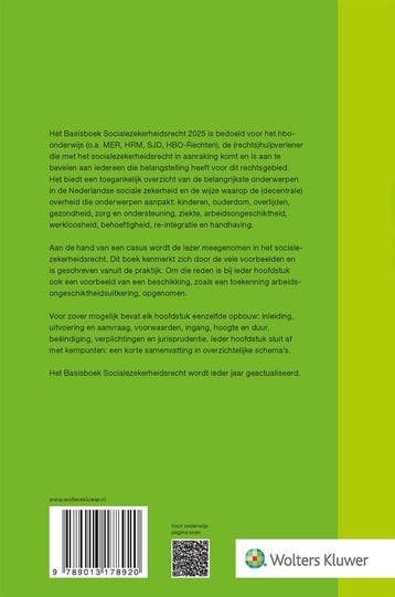 Basisboek Socialezekerheidsrecht 2025 9789013178920, Verzenden, Gelezen, Mr.drs. I.A.M. van Boetzelaer-Gulyas
