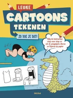Leuke cartoons tekenen - Mike Artell 9789044741315, Boeken, Verzenden, Gelezen, Mike Artell