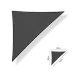 Schaduwdoek driehoek 90 graden 5x5x7,1 Carbon grey, Tuin en Terras, Schaduwdoeken, Ophalen of Verzenden, Nieuw