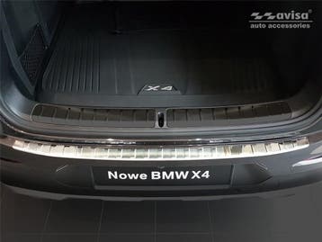 Avisa Achterbumperbeschermer | BMW X4 18-21 5-d (G02) |  roe, Verzenden, Nieuw