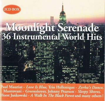 cd - Various - Moonlight Serenade 36 Instrumental World Hits, Verzenden, Zo goed als nieuw