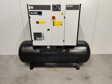 Schroefcompressor met koeldroger – 470L | 15kW | 2000 l/min, Zakelijke goederen, Machines en Bouw | Pompen en Compressoren